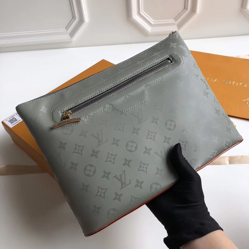 Louis Vuitton Monogram Titanium Pochette Cosmos