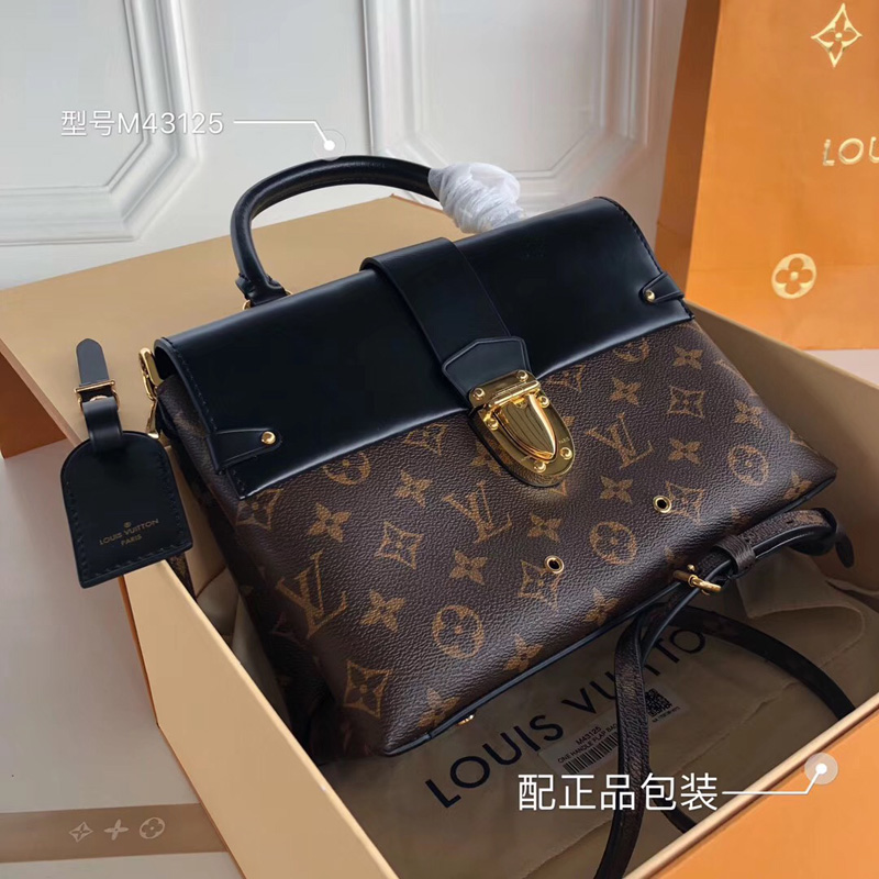 Louis Vuitton M43125 One Handle Flap Bag MM Monogram M43125