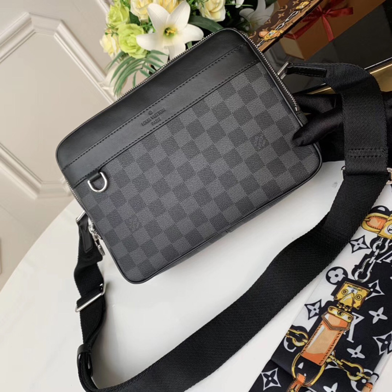 N40087 LV TROCADERO NM 小号邮差包LV男包LV单肩斜挎包- 米兰站