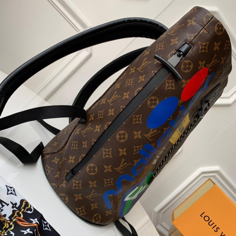M44615 LV CHALK 双肩包 Monogram老花1854印花图案 LV双肩包 LV背包