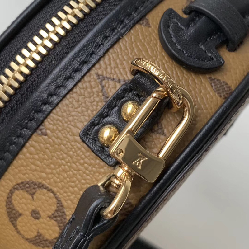 M68276 LV MINI BOITE CHAPEAU 手袋 Monogram Reverse 涂层 LV圆饼包