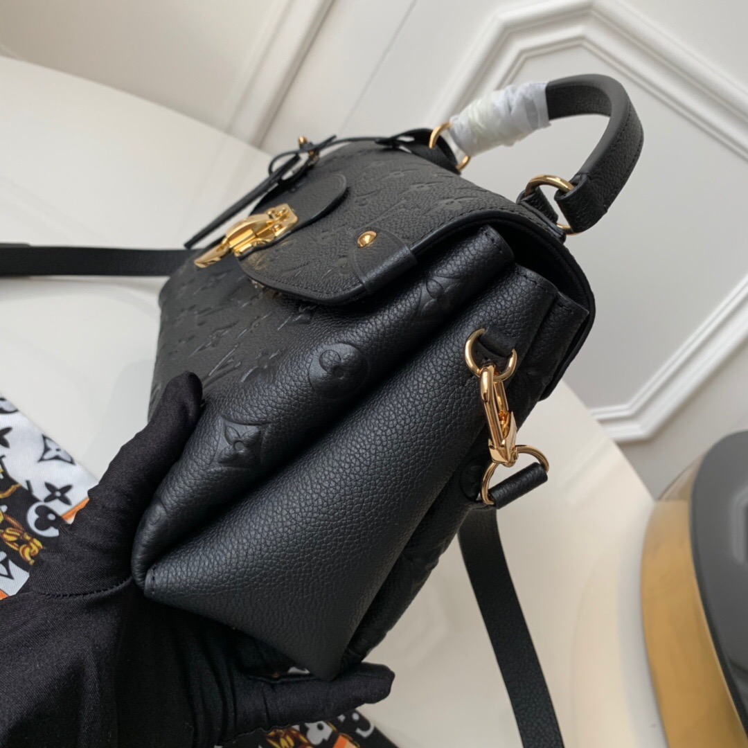 M53941 LV Georges BB手袋 Monogram Empreinte皮革压花女包 黑色