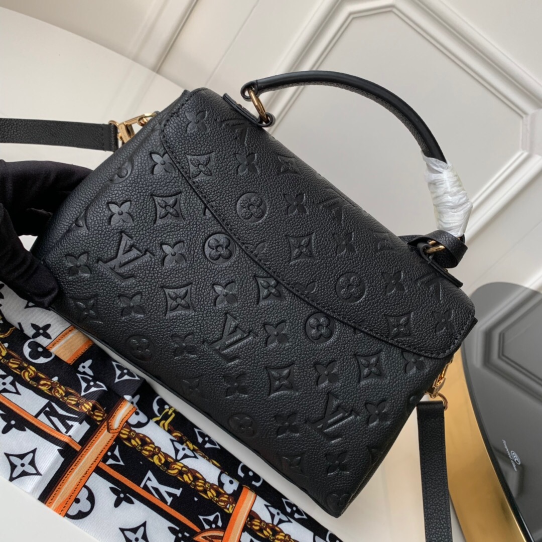 M53941 LV Georges BB手袋 Monogram Empreinte皮革压花女包 黑色