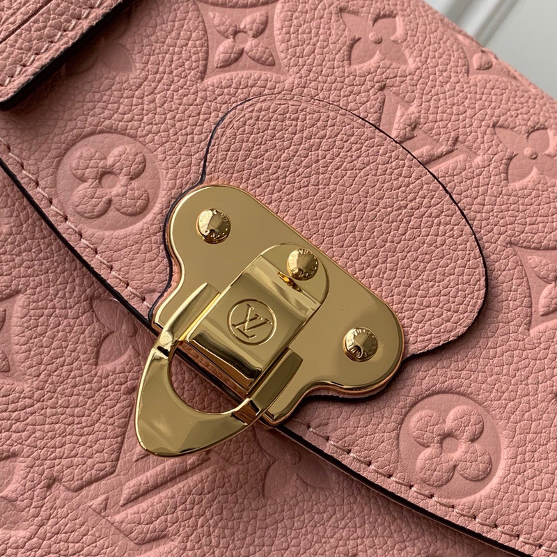 M53942 LV Georges BB手袋 Monogram Empreinte皮革压花女包 粉色