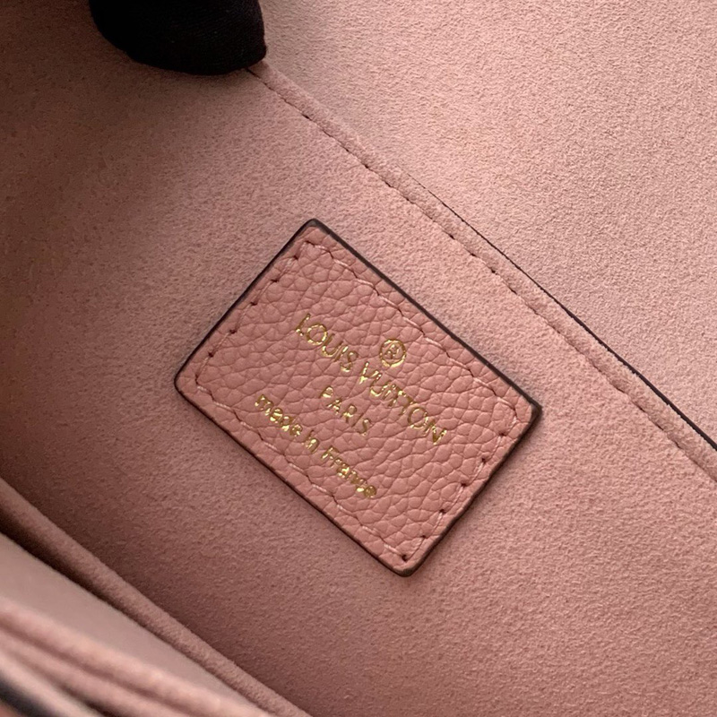 M53942 LV Georges BB手袋 Monogram Empreinte皮革压花女包 粉色