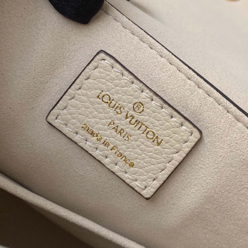 M53943 LV Georges BB手袋 Monogram Empreinte皮革压花女包 白色