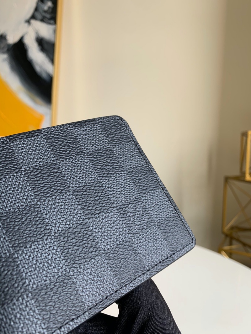 N62663 LV MULTIPLE 钱夹Damier Graphite帆布系列钱包LV短款钱夹- 米兰站