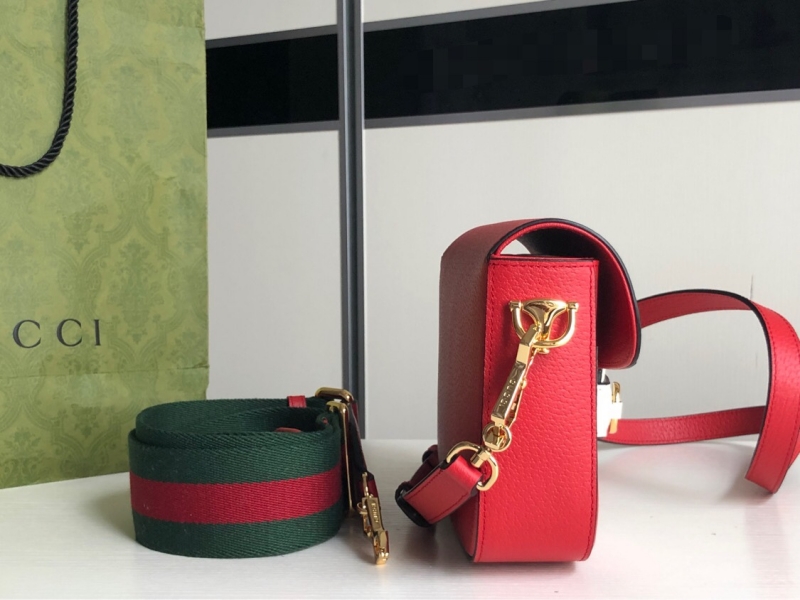 GUCCI 手袋 全新GUCCI 古馳手袋GUCCI 1955馬銜扣658574 18YSG 1060 單肩包