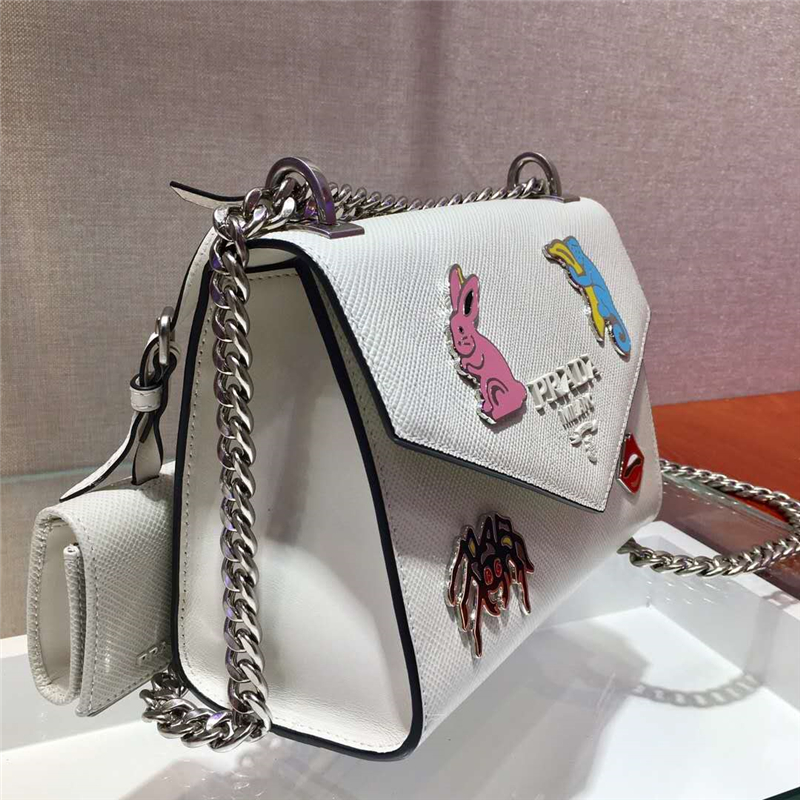 PRADA ベルト Prada-Red-Silver-Buckle-