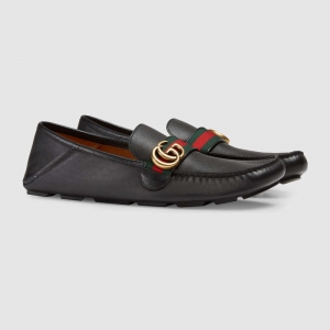 450891 GUCCI ֯װ ˫G Ƥ ݳЬ ɫ