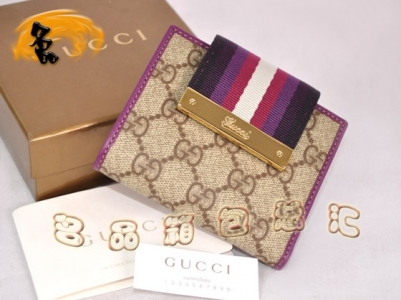 181670 һһƷŮ Gucci˫G PVCŮʿ̿Ǯ GucciǮ ɫ