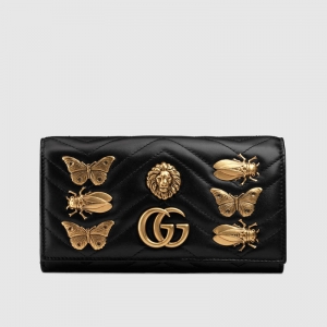 443436 GUCCI GG Marmontϵжí 笷Ƥ ˫G־ Ƥ