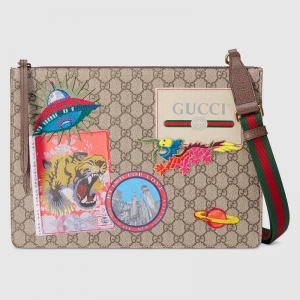 474083 Gucci Courrierϵ GG Supreme߼췫 ʲ ľɫ