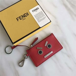 FENDI ҵ 0235 ƤװСţƤв㿨Ƭ Ǯ Կװ ɫ