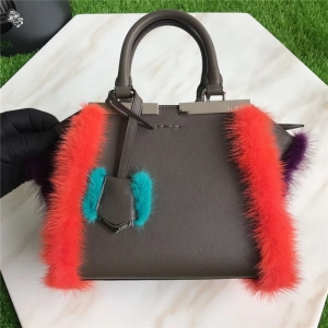 8771 FENDI ҵ minl3JouRS ʱп СţƤ ë ɫ