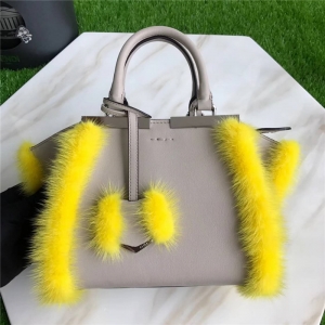 8771 FENDI ҵ  minl3JouRS ʱп СţƤ ë ɫ