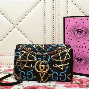 443496 Gucci GG Marmontϵ 笷 Ϳѻӡ  米 ɫ