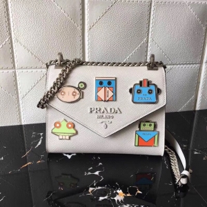 1BD127 Prada Monochrome ʮţƤ ŷ ɫ