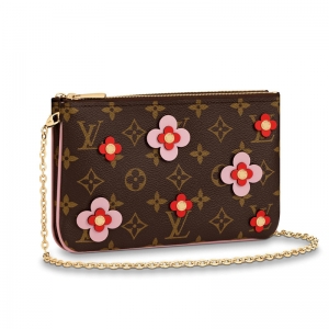 M63905 LV POCHETTE DOUBLE ZIP Ǯ Blooming Flowers ϵ ˫Ů...