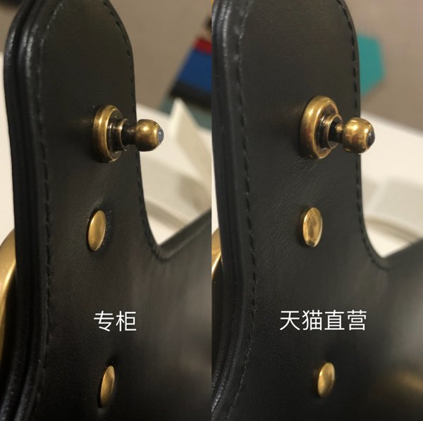 Gucci Marmont真假鉴定图解辨别真伪 附对比图 米兰站