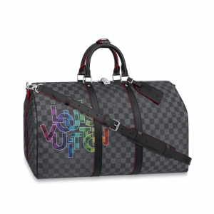 N40262 LV Keepall 50 д Damier Graphite д ɫӡ