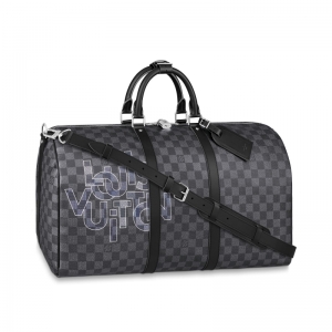 N40262 LV Keepall 50 д Damier Graphite д ɫӡ