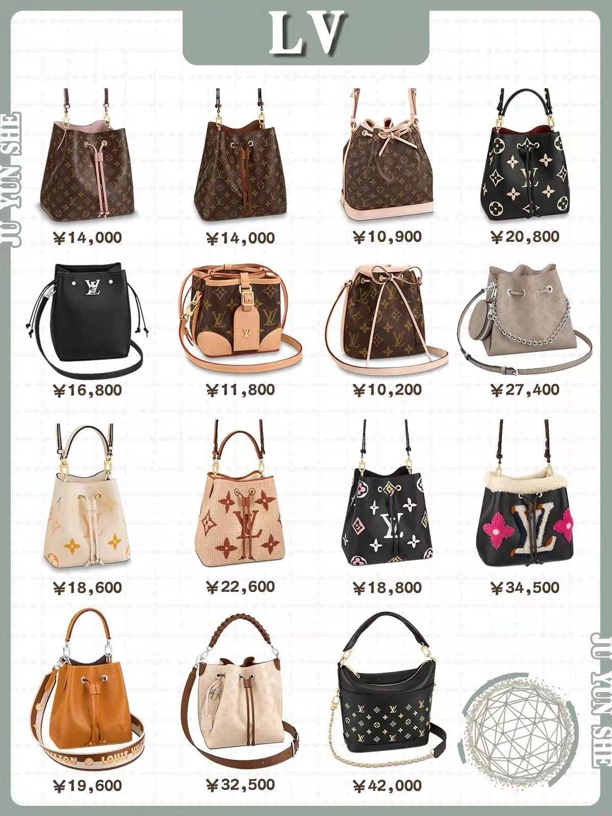 2022最新各大奢侈品水桶包价格盘点，LV水桶包多少钱一个？ - 米兰站