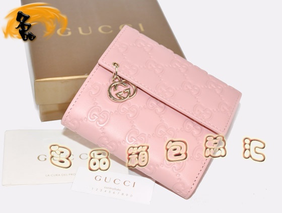 212106 Ǯ Gucci¿ GucciڸߵţƤŮʿǮ Gucci̿Ǯ ۺɫ