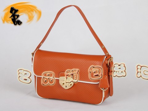 BR4424  Prada  ¿Ůʿа ͷţƤŮ ɫ