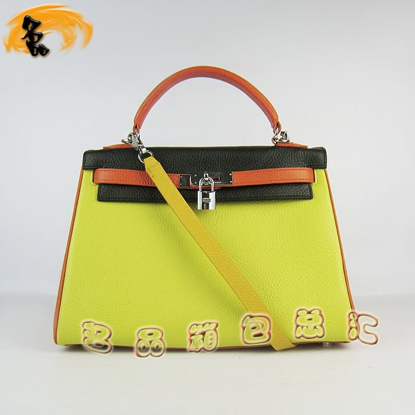 6108  HermesŮ  б Hermes Kelly Bag ɫ֦ ڳɫ