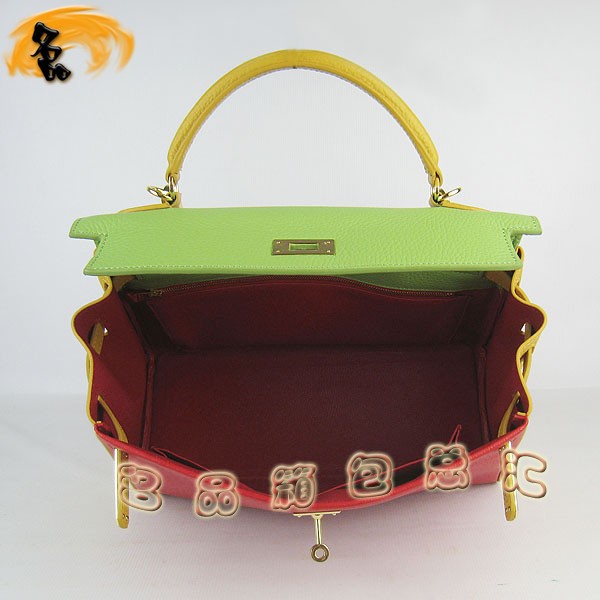 6108  HermesŮ  б Hermes Kelly Bag ɫ֦ ̻ɫ