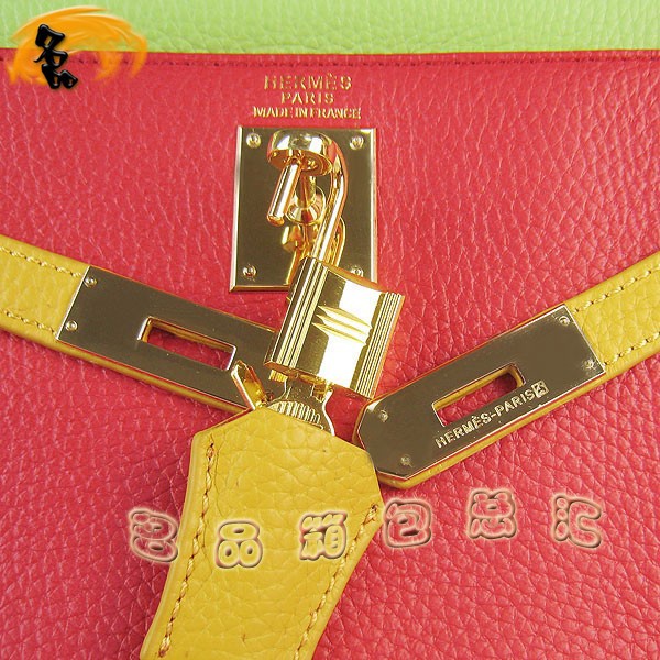 6108  HermesŮ  б Hermes Kelly Bag ɫ֦ ̻ɫ