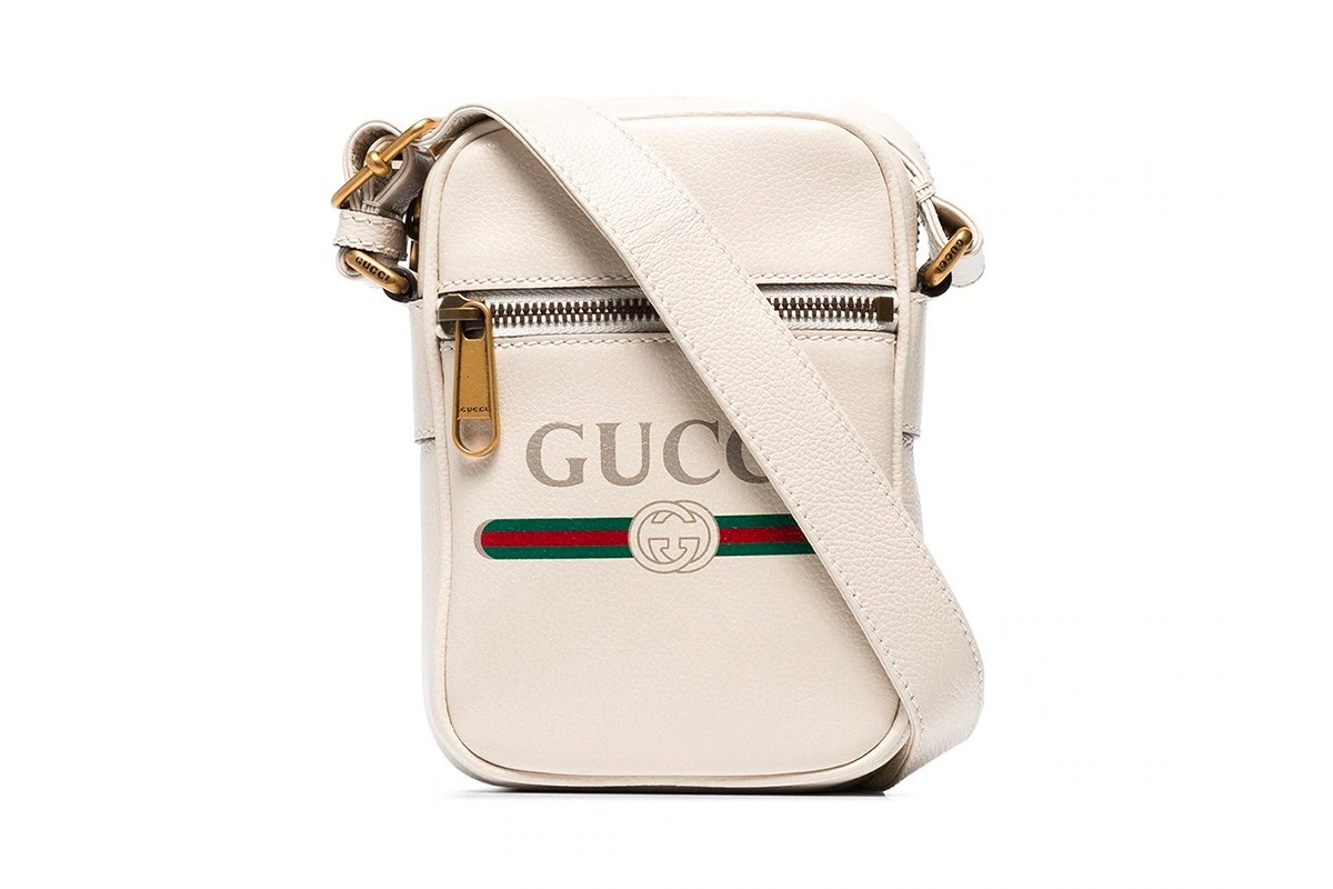 Gucci2024全新印花Logo单肩斜挎包上架！