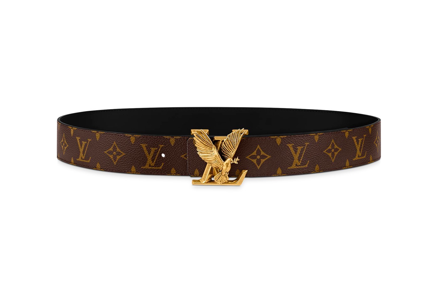 Louis Vuitton 正式推出 Virgil Abloh 设计LV Dove 40mm 双面皮带！