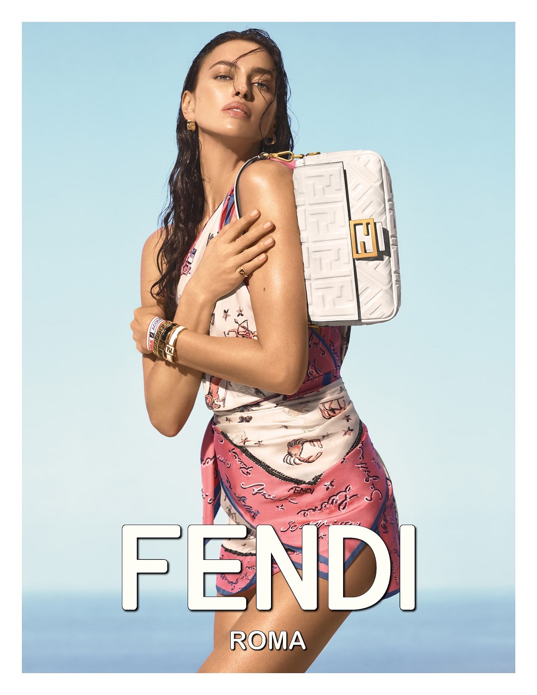 FENDI芬迪上架Astrology2024夏季胶囊系列包包，星座图腾和地中海风情！