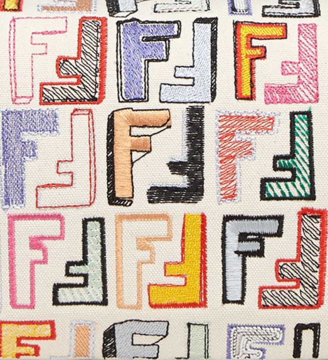 FENDI 发布2024七夕限定系列包包：彩色手绘FF徽标