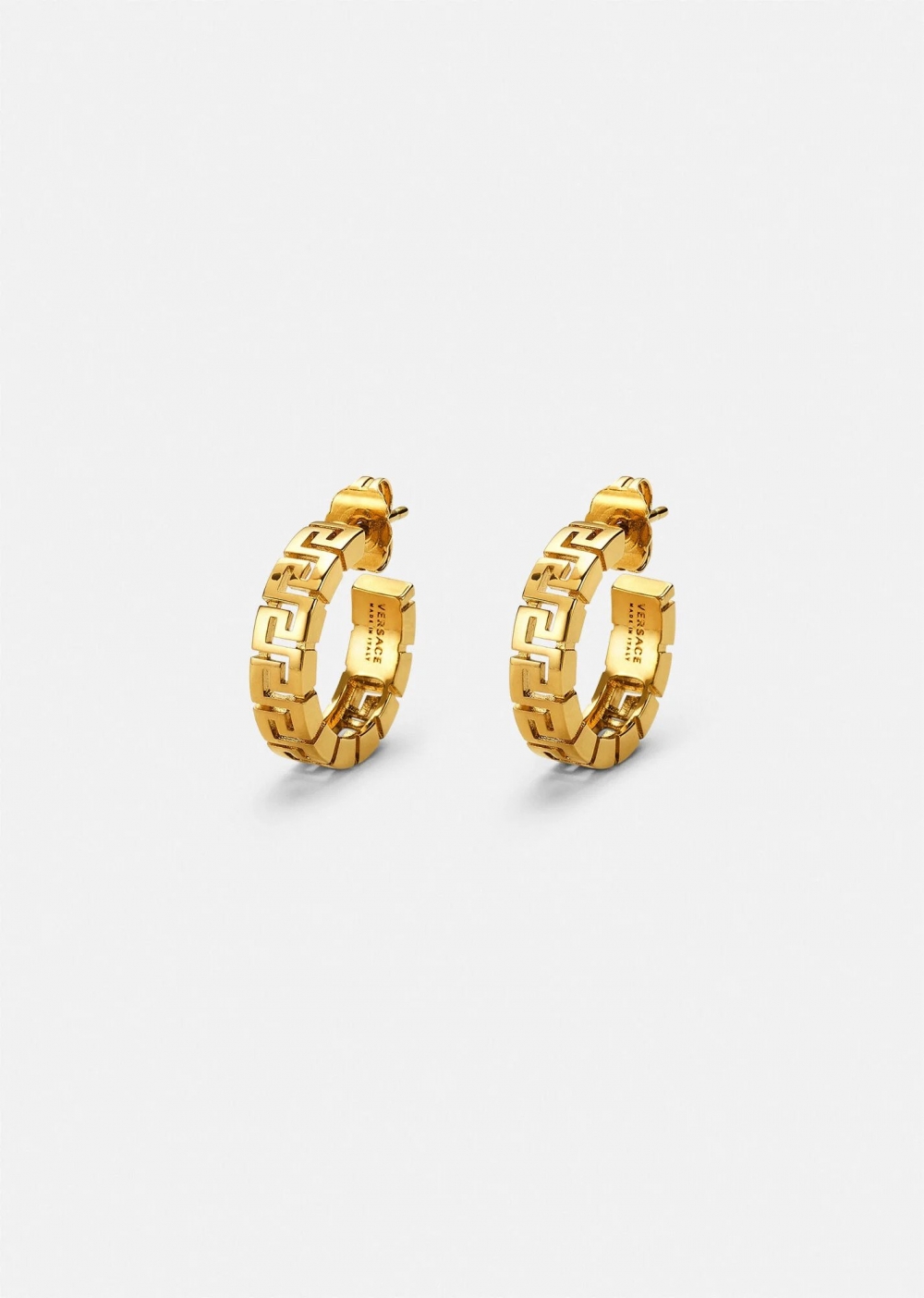 Versace Greca Hoop Earrings