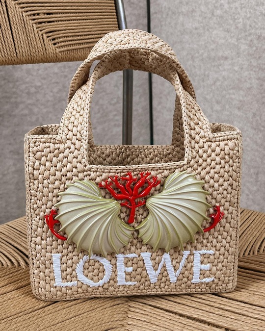 LOEWE 上市2024早秋系列新包Maruja Mallo 画作泡沫橡胶 Anagram 手袋！