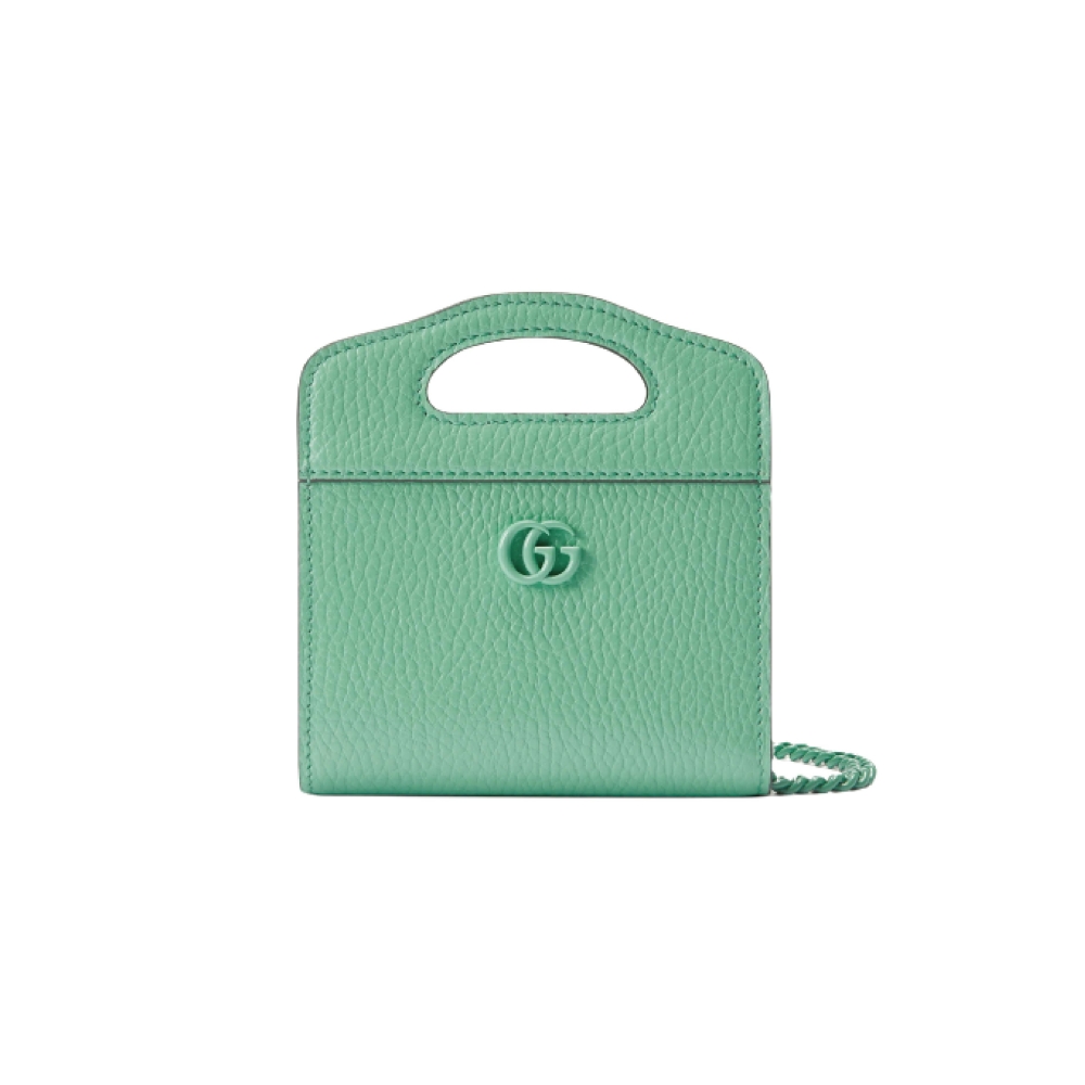 Gucci GG Marmont Top Handle Card Case Wallet
